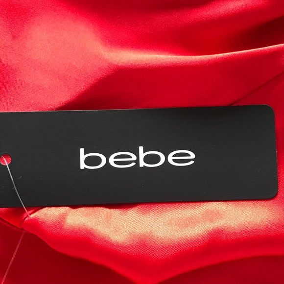 ✨HOST PICK ✨🇺🇸 Bebe Satin Midi Slip Dress (NWT) - Picture 12 of 12